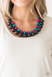 Caribbean Cover Girl Multicolor Paparazzi Necklace