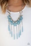 Roaring Riviera Blue Paparazzi Necklace