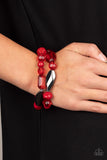 Rockin Rock Candy Red Paparazzi Bracelet All Eyes On U Jewelry 