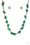 Waikiki Winds Green Paparazzi Necklace