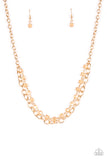 Block Party Princess Gold Paparazzi Necklace All Eyes On U Jewelry  