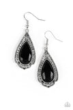 Super Stardom Black Paparazzi Earrings All Eyes On U