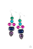 Look At Me Glow Multicolor Paparazzi Earrings All Eyes On U Jewelry 