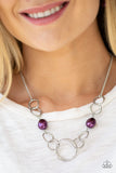 Lead Role Purple Paparazzi Necklace All Eyes On U