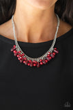 5th Avenue Flirtation Red  Paparazzi Necklace All Eyes On U Jewelry 
