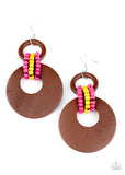 Beach Day Drama Multicolor Paparazzi Earrings All Eyes On U Jewelry 