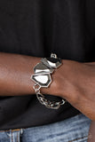 Raw Radiance Silver Paparazzi Bracelet All Eyes On U Jewelry  