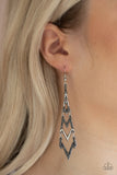 Electric Shimmer Black Paparazzi Earrings