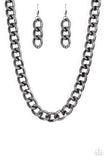 Heavyweight Champion Black Paparazzi Necklace All Eyes On U