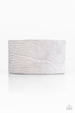 On Your Beast Behavior White Paparazzi Bracelet All Eyes On U