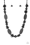 Carefree Cococay Black Paparazzi Necklace All Eyes On U