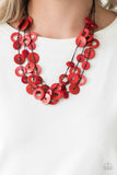 Wonderfully Walla Walla Red Paparazzi Earrings All Eyes On U