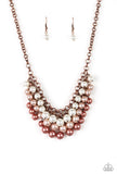 Fierce Flirt Copper Paparazzi Necklace