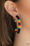 Bodaciously Beaded Black Paparazzi Earrings All Eyes On U Jewelry 