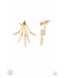 Extra Electric Gold Paparazzi Earrings All Eyes On U Jewelry 