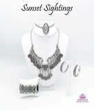 Sunset Sighting Silver Set September- Paparazzi