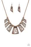 Vintage Vineyard Copper Paparazzi Necklace All Eyes On U