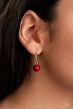 The Partygoer Red Paparazzi Necklace