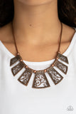 Vintage Vineyard Copper Paparazzi Necklace All Eyes On U
