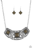 Feeling INDE-PENDANT Green Necklace - Pa