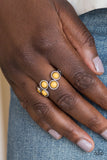 Foxy Fabulous Yellow Paparazzi Ring All Eyes On U Jewelry Accessories