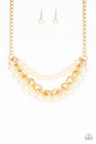 Empire State Empress Gold Paparazzi Necklace All Eyes On U Jewelry 
