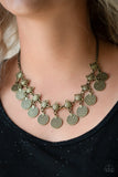 Walk The Plank Brass Paparazzi Necklace All Eyes On U
