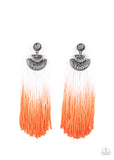 Dip It Up Orange Paparazzi Earrings All Eyes On U Jewelry 