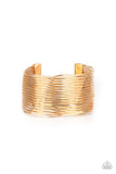 Retro Revamp Gold Paparazzi Bracelet All Eyes On U Jewelry 