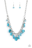 I Want To Sea The World Blue Paparazzi Necklace