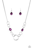 Lead Role Purple Paparazzi Necklace All Eyes On U