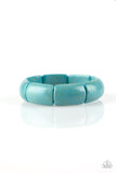 Peace Out Blue Paparazzi Bracelet All Eyes On U