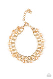 Life Of The Block Party Gold Paparazzi Bracelet All Eyes On U Jewelry 