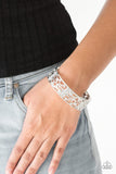 Yours and VINE White Paparazzi Bracelets All Eyes On U Jewelry