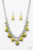 This Side Of Malibu Green Paparazzi Necklace All Eyes On U Accessories