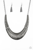Feast or Famine Black Paparazzi Necklace All Eyes On U Jewelry 