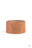Flirty Flutter Brown Paparazzi Bracelet All Eyes On U