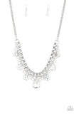 Knockout Queen White Paparazzi Necklace
