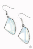 Mystic Mist White Paparazzi Earrings All Eyes On U Jewelry 