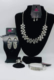 Fiercely 5th Avenue White Paparazzi Fashion Fix Set All Eyes On U Jewelry 