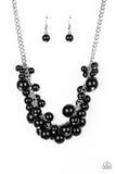 Glam Queen Black Necklace- Glam Queen Black Paparazzi Necklace All Eyes On U Jewelry Paparazzi Accessories