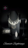 Sunset Sighting Silver Set September- Paparazzi
