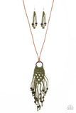 It’s Beyond MACRAME! Green Paparazzi Necklace All Eyes On U Jewelry 
