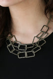 Seattle Scene Brass Paparazzi Necklace All Eyes On U