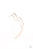 HEART a Rumor Rose Gold Paparazzi Earrings All Eyes On U Jewelry 