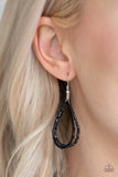 Knotted Knockout Black Paparazzi Necklace All Eyes On U