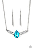 Way To Make An Entrance Blue Paparazzi Earrings