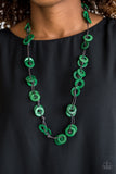 Waikiki Winds Green Paparazzi Necklace