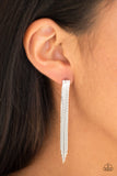 Night At The Oscars Silver Paparazzi Earrings All Eyes On U