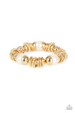 Uptown Tease Gold Paparazzi Bracelet